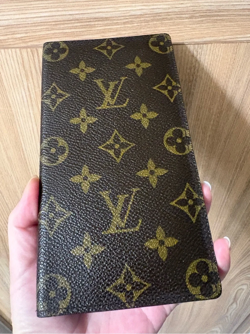 Authentic Louis Vuitton monogram long bifold wallet